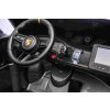 Dětské elektrické autíčko Porsche 911 GT3 černá – volant a realistické ovládání