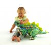 2502 8 plysovy dinosaurus stegosaurus delka 66cm vyska 33cm