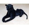 1869 3 velky plysovy cerny panter delka 170cm