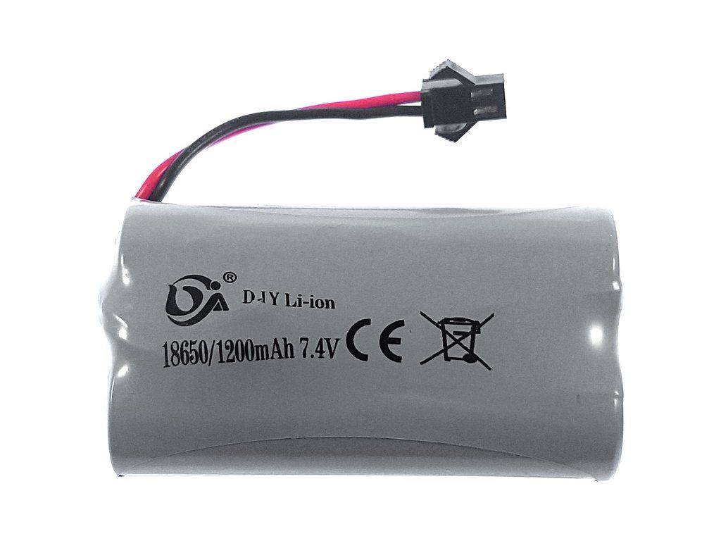 Batteria LiIon Reely 7.4V 1300mAh 2 Celle Racing Pack - Connettore JST SM-3P - Per Modelli 1:18 Speedy Serie - 5