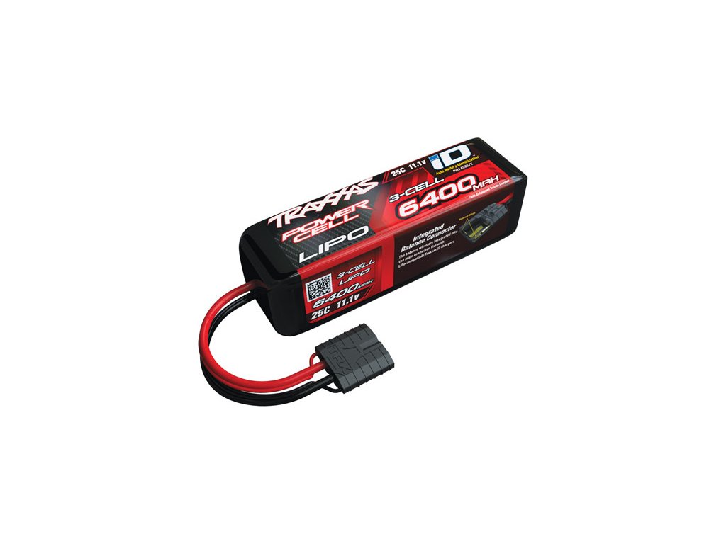 Traxxas LiPo baterie 11.1V 6400mAh 25C iD RC modeláři