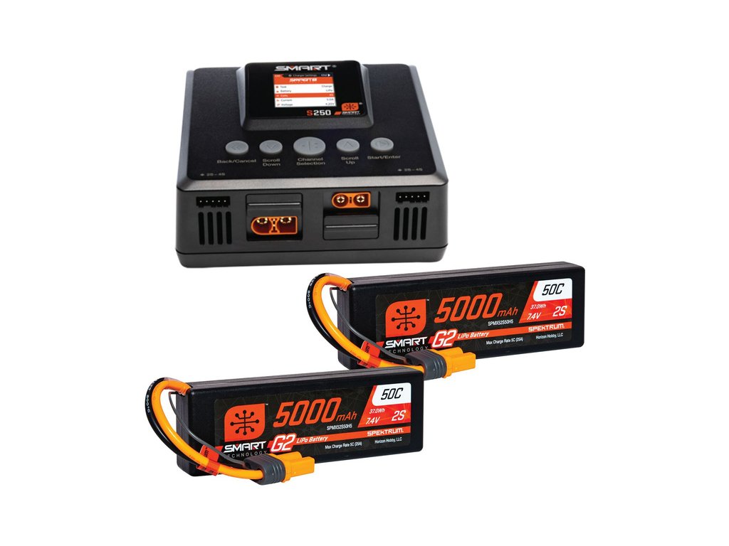 Spektrum Smart Powerstage G2 Car 4S 5000mAh 2S IC5 (2), S250