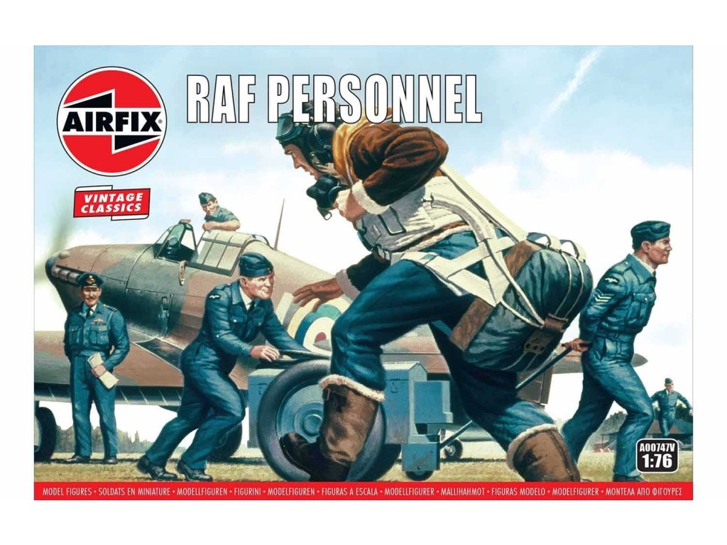 Classic Kit VINTAGE figurky A00747V - RAF Personnel (1:76)
