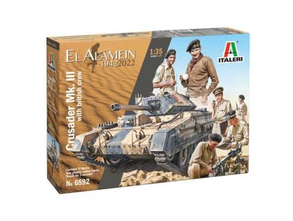 Model Kit military 6592 - Crusader Mk. II & British Tank Crew (1:35)