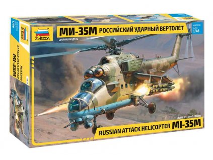 Model Kit vrtulník 4813 - MIL Mi-35 M "Hind E" (1:48)