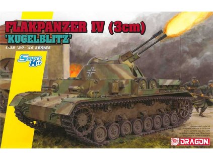 Model Kit tank 6889 - Flakpanzer IV (3cm) 'Kügelblitz' (Smart Kit) (1:35)