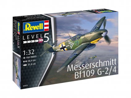 Plastic ModelKit letadlo 03829 - Messerschmitt Bf109G-2/4 (1:32)