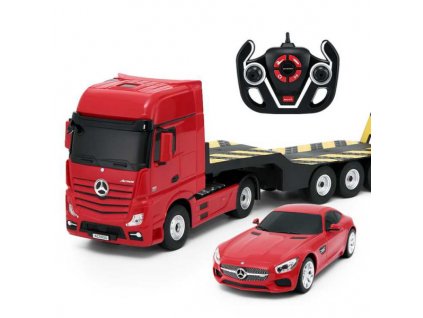 R/C auto Mercedes-Benz Actros + AMG GT (1:24)