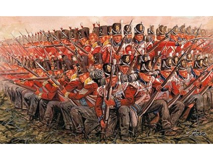 Model Kit figurky 6095 - NAPOLEONIC WARS - BRITISH INFANTRY 1815 (1:72)