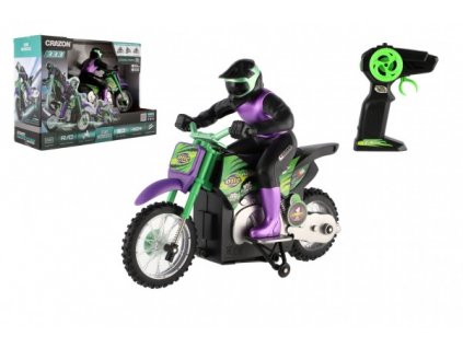 Motorka RC plast 22cm 2,4GHz na dálkové ovládání na baterie