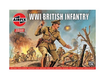 Classic Kit VINTAGE figurky A00727V - WW1 British Infantry (1:76)