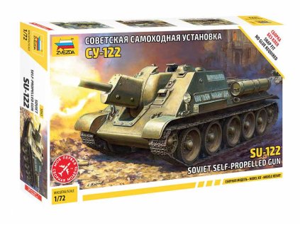 Model Kit tank 5043 - SU-122 Soviet Tank Destroyer (1:72)