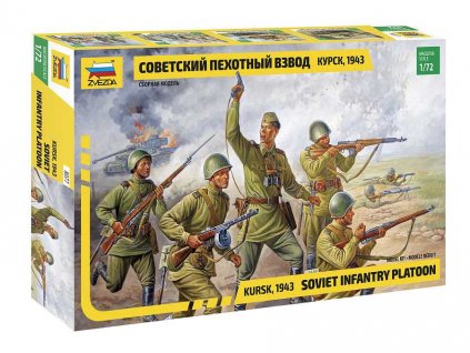 Wargames figurky 8077 - Soviet Infantry WWII (1:72)