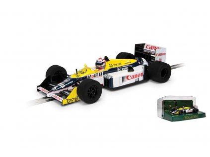 Autíčko Single Seater SCALEXTRIC C4309 - Williams FW11 - Nelson Piquet 1987 World Champion (1:32)