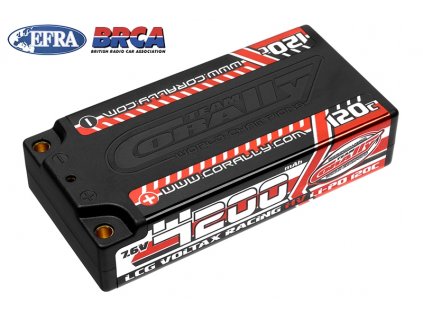 VOLTAX HiVOLT 120C LiPo LCG Shorty Hardcase-4200mAh-7.6V-G4 (31,9Wh)