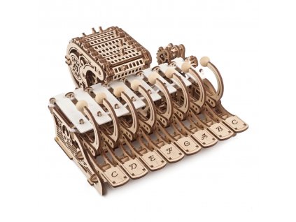 Ugears 3D dřevěné mechanické puzzle Programovatelná celesta