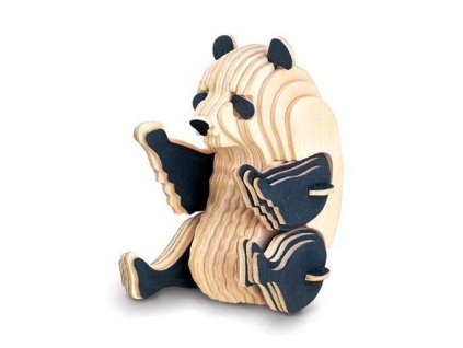 Woodcraft Dřevěné 3D puzzle panda