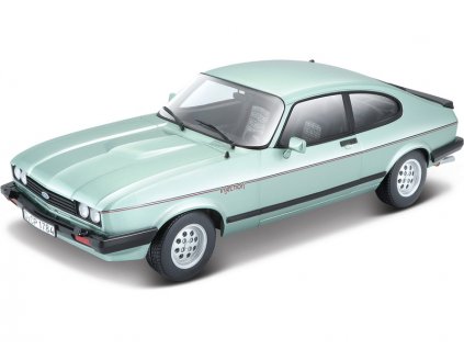 Bburago Plus Ford Capri 1982 1:24 světle zelená