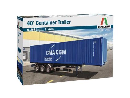 Model Kit truck 3951 - 40’ Container Trailer (1:24)
