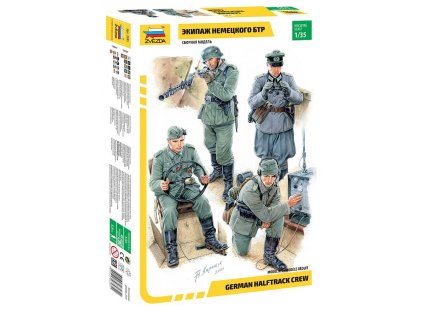 Model Kit figurky 3585 - German Halftrack Crew (1:35)