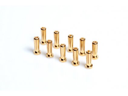5mm/G5 Gold Works Team/zlaté konektory, 18mm, 10ks.