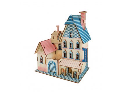 Woodcraft Dřevěné 3D puzzle Vila PACA