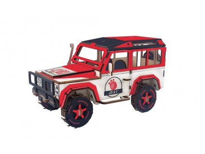 Woodcraft Dřevěné 3D puzzle SUV
