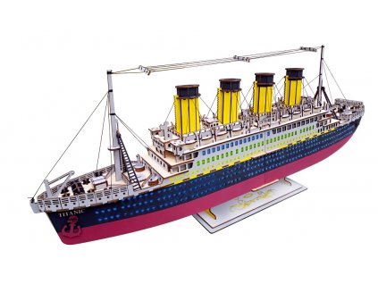 Woodcraft Dřevěné 3D puzzle Titanic