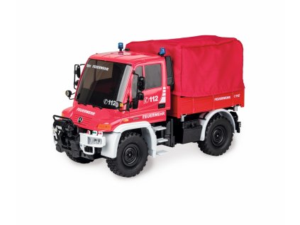 Tamiya-Carson auto MB Unimog U300 1:12 hasiči