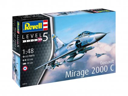 Plastic ModelKit letadlo 03813 - Dassault Mirage 2000C (1:48)