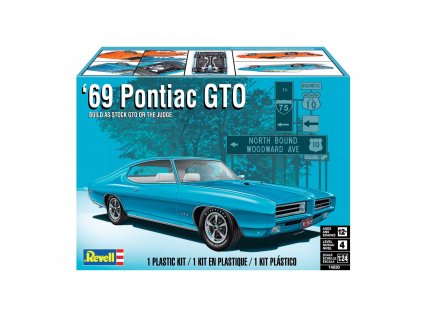 Plastic ModelKit MONOGRAM auto 4530 - 69 Pontiac GTO "The Judge" 2N1 (1:24)