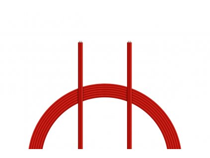 Kabel PVC 0.055mm2 10m (červený)