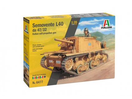 Model Kit military 6477 - Semovente L40 da 47/32 (1:35)