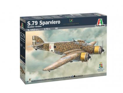 Model Kit letadlo 1412 - SM-79 Sparviero Bomber edition (1:72)