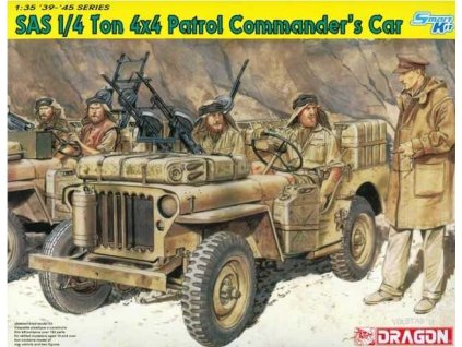 Model Kit military 6724 - SAS 1/4-TON 4X4 PATROL COMMANDER'S CAR (1:35)