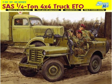 Model Kit military 6725 - SAS 1/4-TON 4X4 TRUCK ETO (1:35)