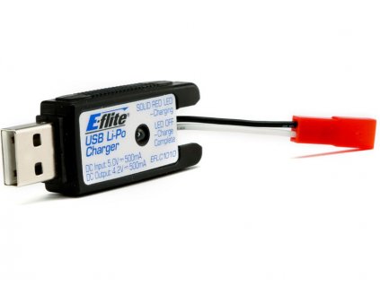 E-flite nabíječ LiPo 3.7V 500mA JST USB