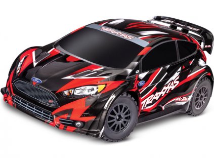 Traxxas Ford Fiesta 1:10 2BL 4WD RTR červená