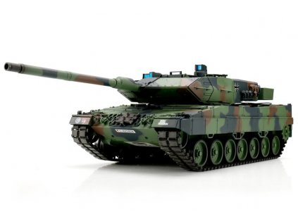 TORRO tank 1/16 RC LEOPARD 2A6 kamufláž - BB +IR (kovové pásy)