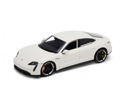 Welly Porsche Taycan Turbo S 1:24 krémová