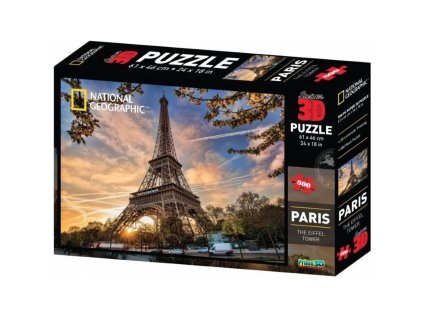 3d puzzle pariz 500 dilku