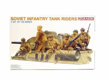 Model Kit figurky 6197 - SOVIET INFANTRY TANK RIDERS (1:35)