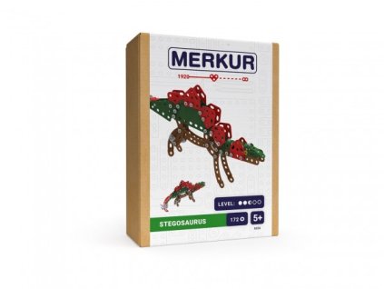 Stavebnice MERKUR Stegosaurus 172ks v krabici 13x18x5cm