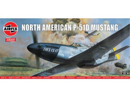 Classic Kit VINTAGE letadlo A14001V - North American P-51D Mustang (1:24)