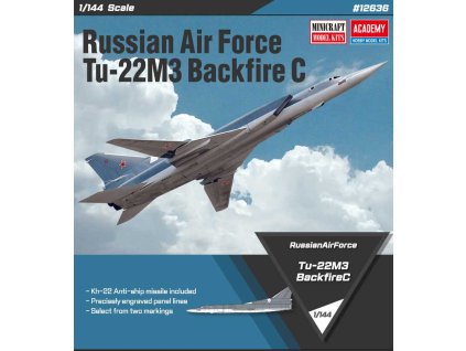 Model Kit letadlo 12636 - Russian Air Force Tu-22M3 Backfire C (1:144)