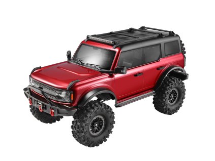 RC Crawler DF-4S Varant 1:10 RTR červená metalíza, LED, naviják, dvourychlostní převodovka