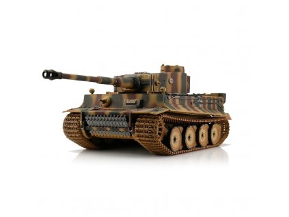 TORRO tank 1/16 RC Tiger I dřívejší verze vícebarevná kamufláž - infra IR