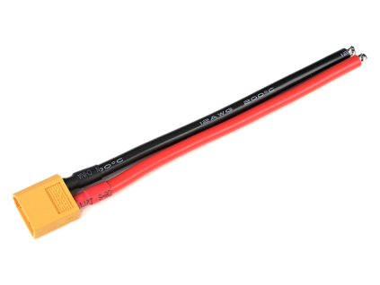 Konektor zlacený XT-60 přístroj s kabelem 12AWG 12cm