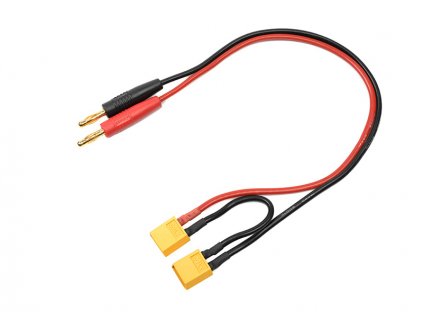 Nabíjecí kabel - XT60 sériový 14AWG 30cm