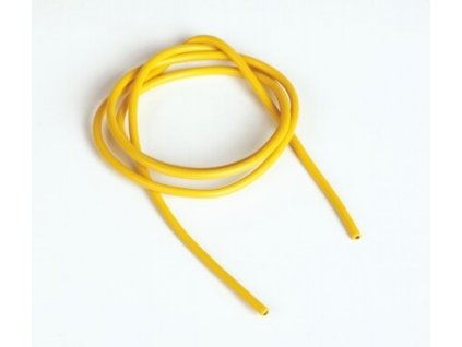 Silikonový kabel 2,6qmm, 13AWG, 1metr, žlutý